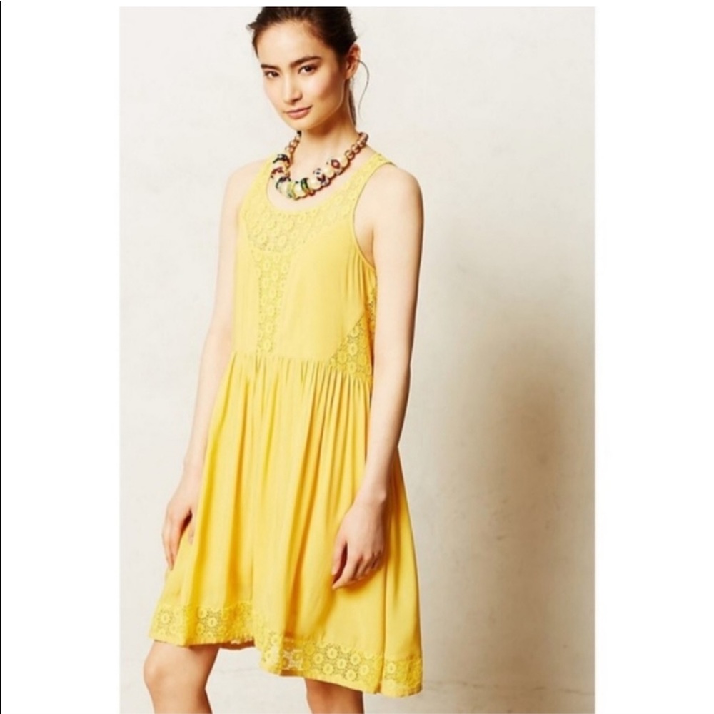Lilka Matepa dress, Gold, high low hem